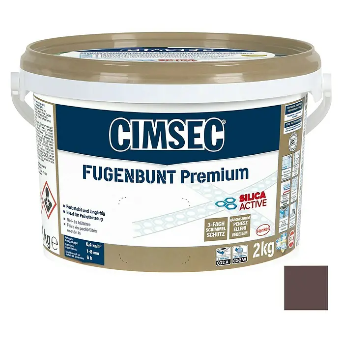 Cimsec Fugenmörtel Fugenbunt Premium - Balibraun, 2 kg