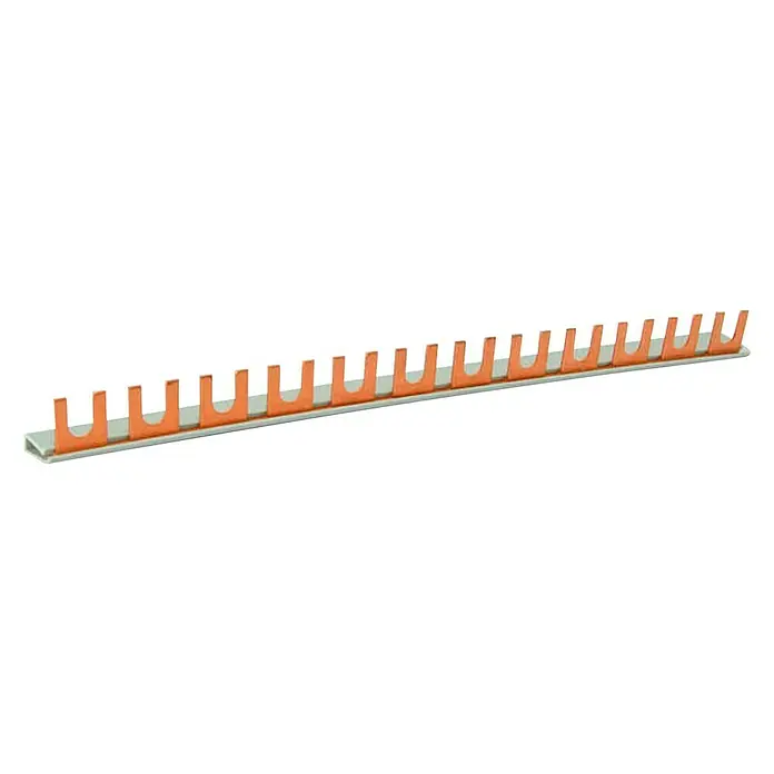 Kammschiene - 1-phasig, 10 mm², 210 mm - Vorderansicht