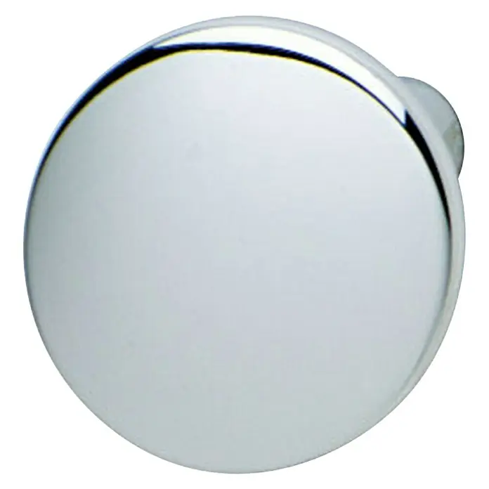 Okrugla ručka za namještaj - Ø x V: 37 x 26 mm, Ostalo, Kromirano - Pogled sprijeda
