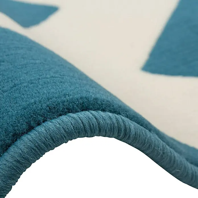 Kayoom Teppich Maroc 2085 - Türkis, L x B: 290 x 200 cm, 100 % Polyester - Detailaufnahme