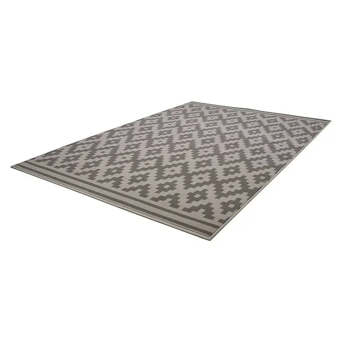 Kayoom Teppich Stella - Taupe, L x B: 290 x 200 cm, 100 % Polypropylen - Ansicht von oben