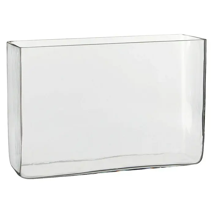 Jarrón de vidrio Britt - L x An x Al: 30 x 10 x 20 cm