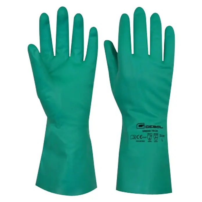 Gebol Guante de protección Green Tech - Medida: XL, Verde