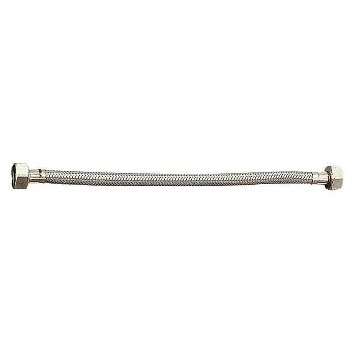 Flexo de conexión - ⅜″/½″, Largo: 50 cm, Hembra - Hembra