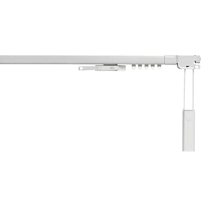 Riel de cortina - Blanco, Largo: 2,8 cm