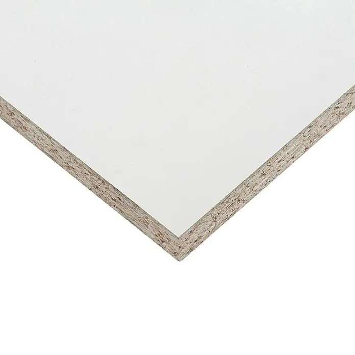 Maderas Daganzo Tablero de melamina - Blanco, 250 cm x 60 cm x 18 mm