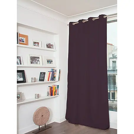 Cortina con ollaos opaca
