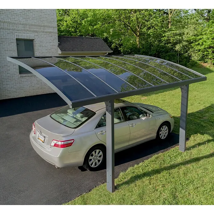 Palram – Canopia Carport Arizona Breeze 5000 - 4,95 x 2,9 m, Einfahrtshöhe: 2 m, Schneelast: 75 kg/m²