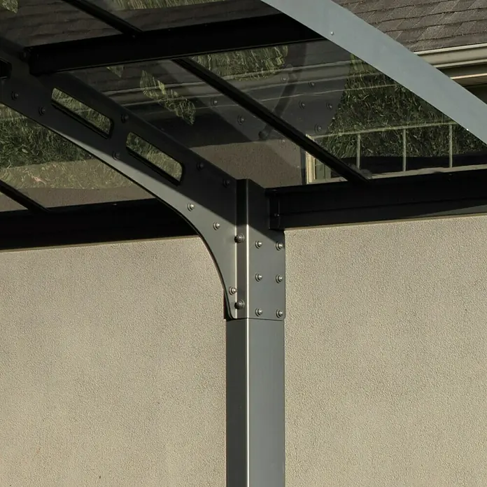Palram – Canopia Carport Arizona Breeze 5000 - 4,95 x 2,9 m, Einfahrtshöhe: 2 m, Schneelast: 75 kg/m²