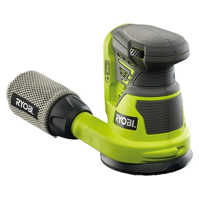 Ryobi ONE+ Akku-Exzenterschleifer R18ROS-0 - 18 V, 5 Ah, Ohne Akku, 125 mm, 10.000 U/min