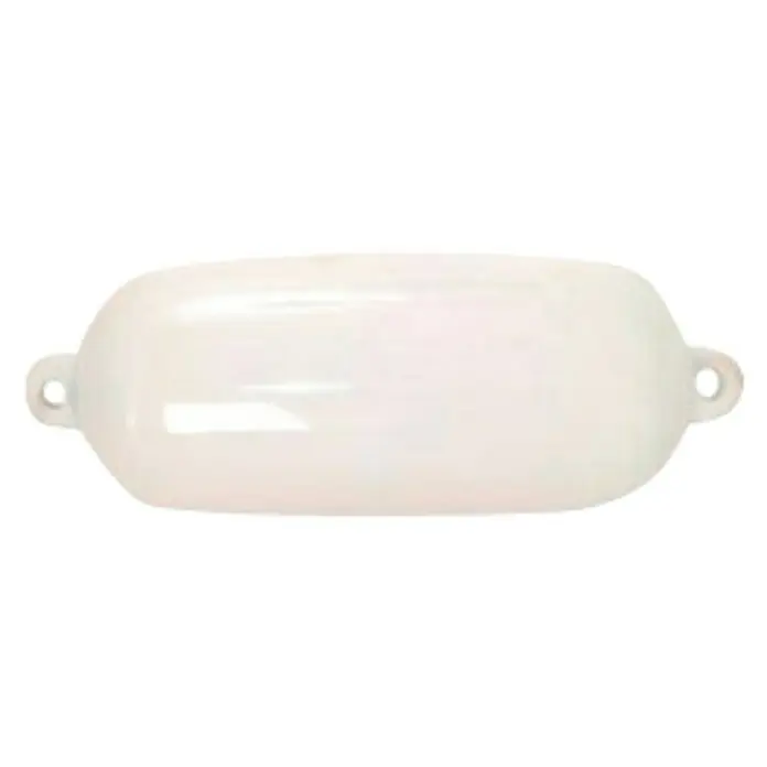 Defensa - L x An: 60 x 18 cm, Recto, Blanco, Plástico