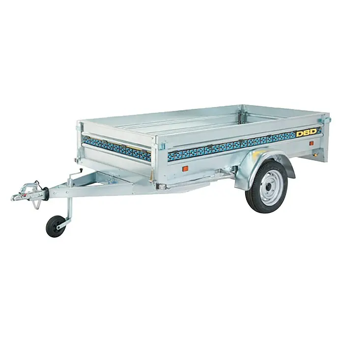 BAUHAUS Remolque DBD RV 750 - Carga útil: 303 kg, Un eje, Sin freno