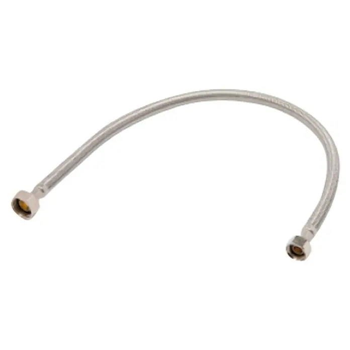Flexo de conexión - ⅜″/⅜″, Largo: 50 cm, Hembra - Hembra