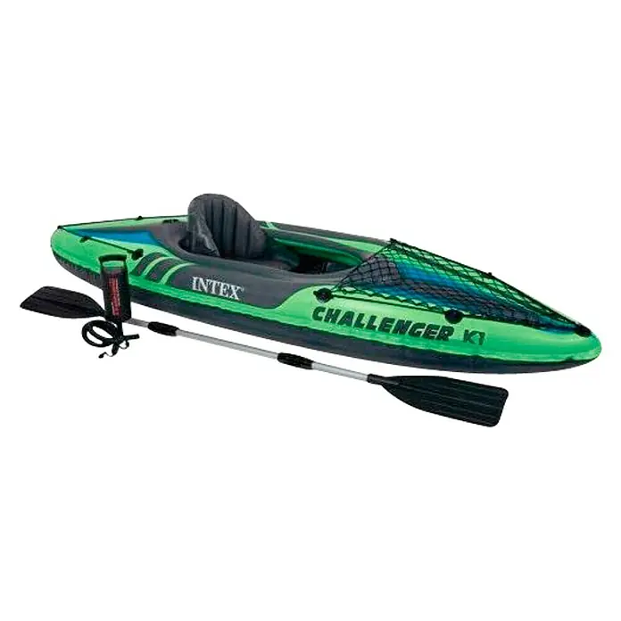 Intex Kayak Challenger K1 - 274 x 76 cm, Carga útil: 100 kg, Apto para: 1 persona