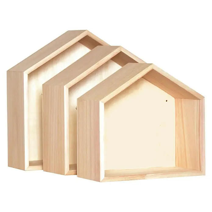Artemio Estante de madera conjunto - 30 x 10 x 30 cm