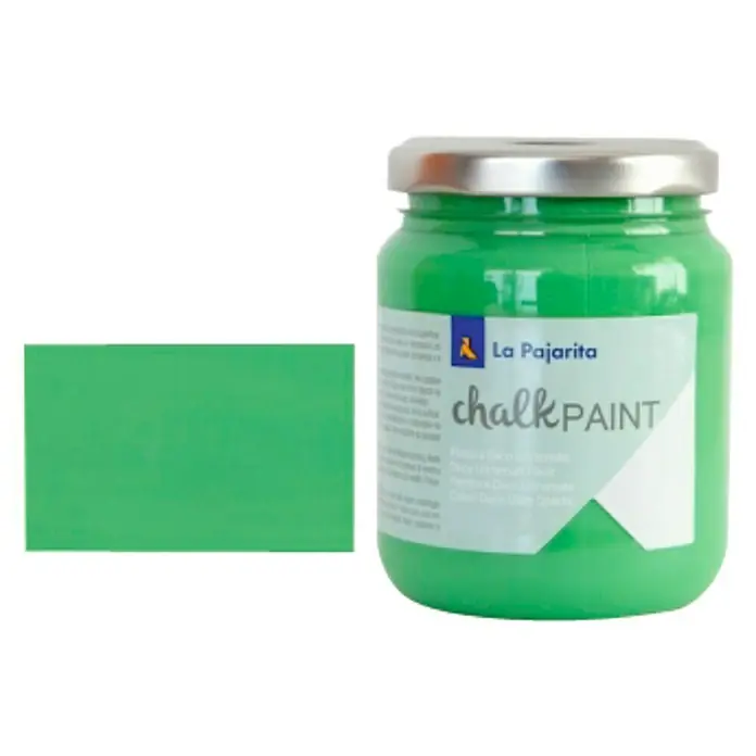 La Pajarita Pintura de tiza Chalk Paint - Albahaca, 175 ml, Mate