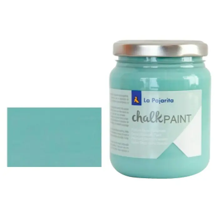 La Pajarita Pintura de tiza Chalk Paint - Verde hielo, 175 ml, Mate
