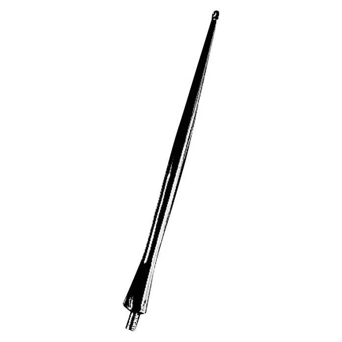 Antena de aluminio - Largo: 16 cm, Negro