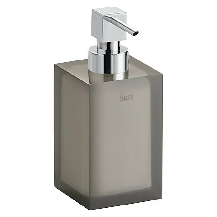 Roca Ice Dispensador de jabón - Poliresina, Negro