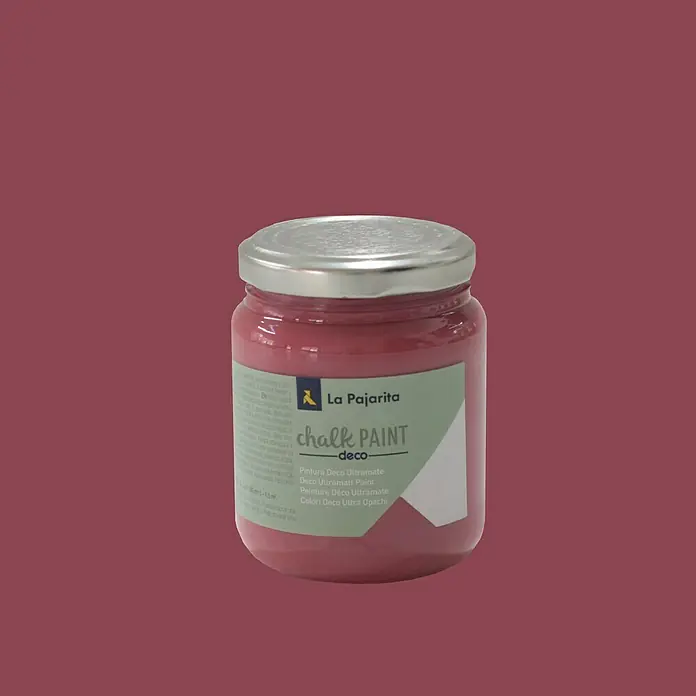 La Pajarita Pintura de tiza Chalk Paint - Fresa boho, 175 ml, Mate
