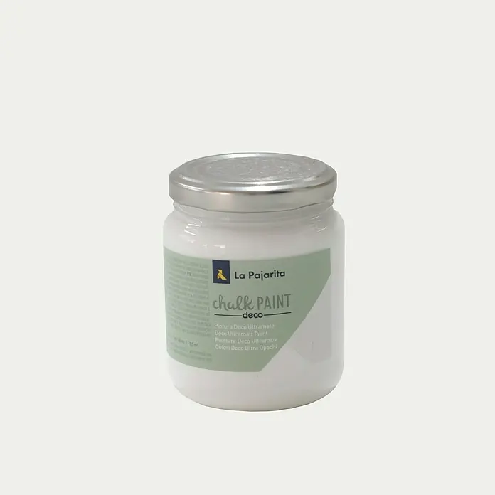 La Pajarita Pintura de tiza Chalk Paint - Blanco nube, 175 ml, Mate