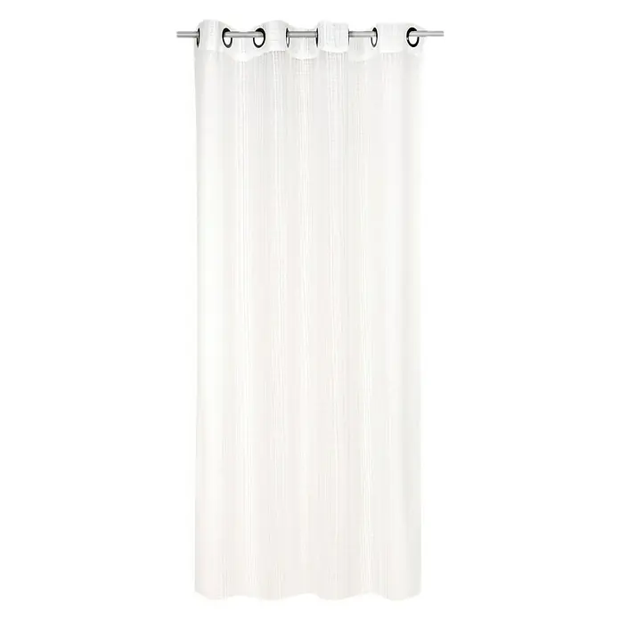 Visillo para ventana Ethnique - 140 x 250 cm, 100% poliéster, Blanco