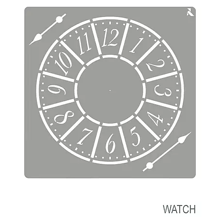 La Pajarita  Plantilla decorativa Stencil Watch