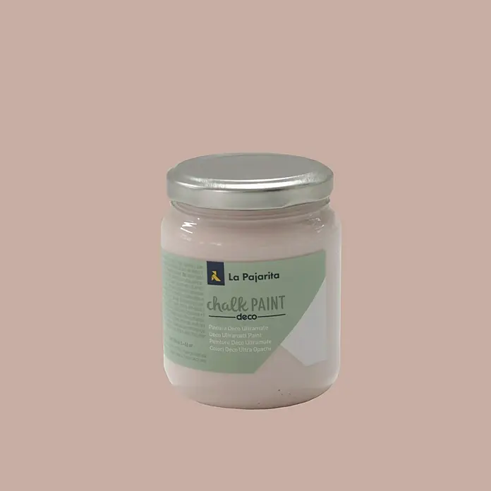 La Pajarita Pintura de tiza Chalk Paint - Rosa Capricho, 175 ml, Mate