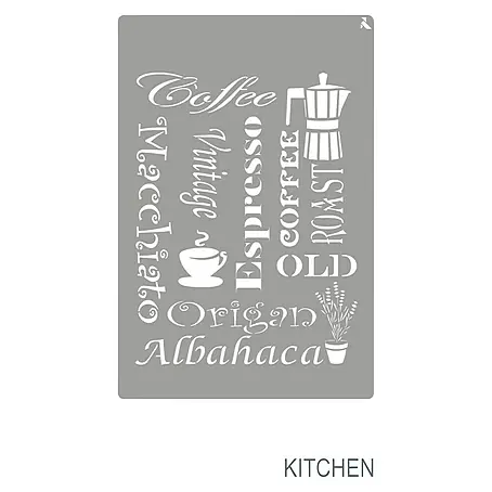 La Pajarita  Plantilla decorativa Stencil Kitchen