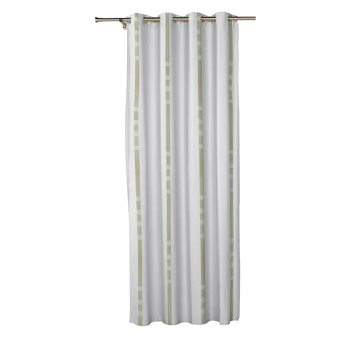Visillo para ventana Aquarius - 140 x 270 cm, 100% poliéster, Blanco