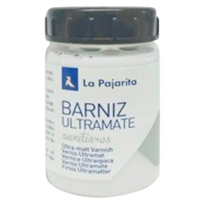 La Pajarita Barniz para lienzos Ultramate - Mate sedoso, 75 ml, Incoloro