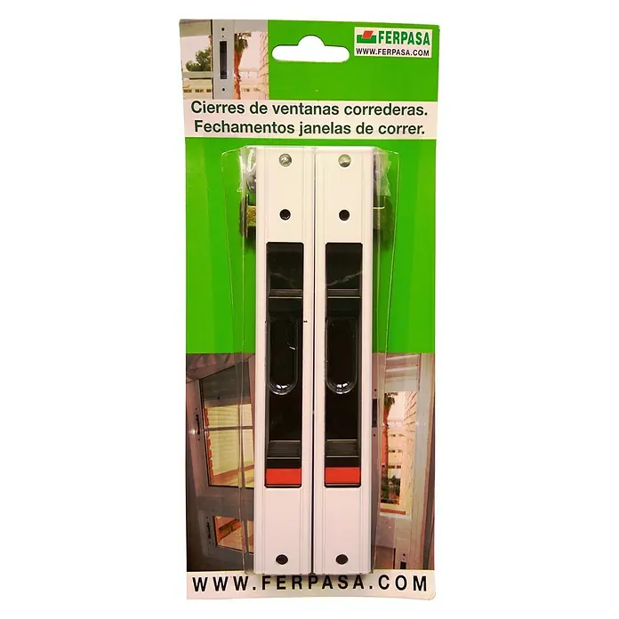 Cerradura para puertas y ventanas 81038 - Blanco