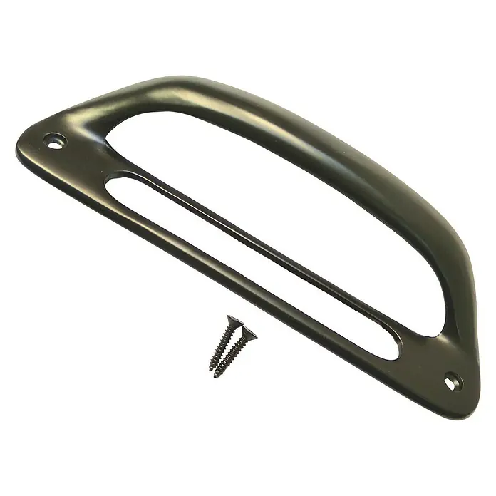 Tirador para puertas - Negro, Aluminio