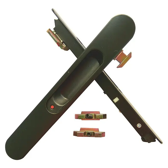 Cerradura para puertas y ventanas 81072 - Negro