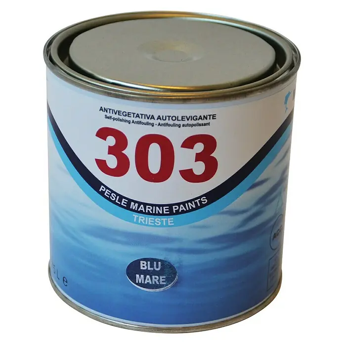 Patente dura Antifouling 303 - Azul, 750 ml
