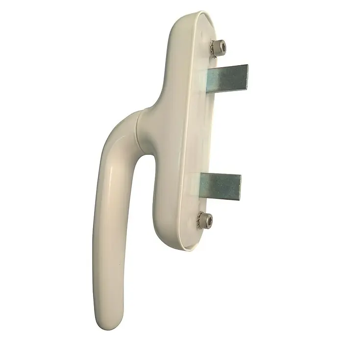 Manilla para ventana - Largo: 18 cm, Blanco, Aluminio