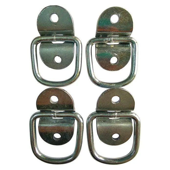 Anilla D para toldos - L x An x Al: 4 x 4 x 4 cm, Acero, 4 uds.