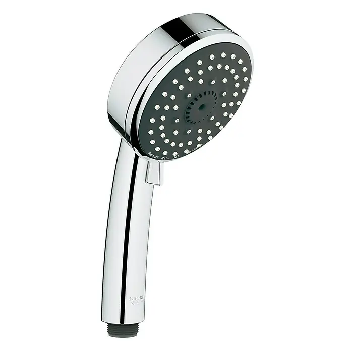 Grohe Handbrause Vitalio Comfort New - Anzahl Funktionen: 4 Stk., Durchmesser: 10 cm, Chrom - Rechte Seitenansicht