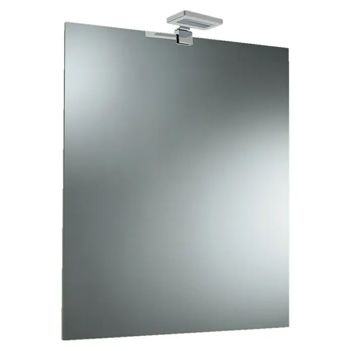 Aplique LED para espejo Beta - 3,5 W, Cromo, L x An x Al: 8 x 11,5 x 1,6 cm