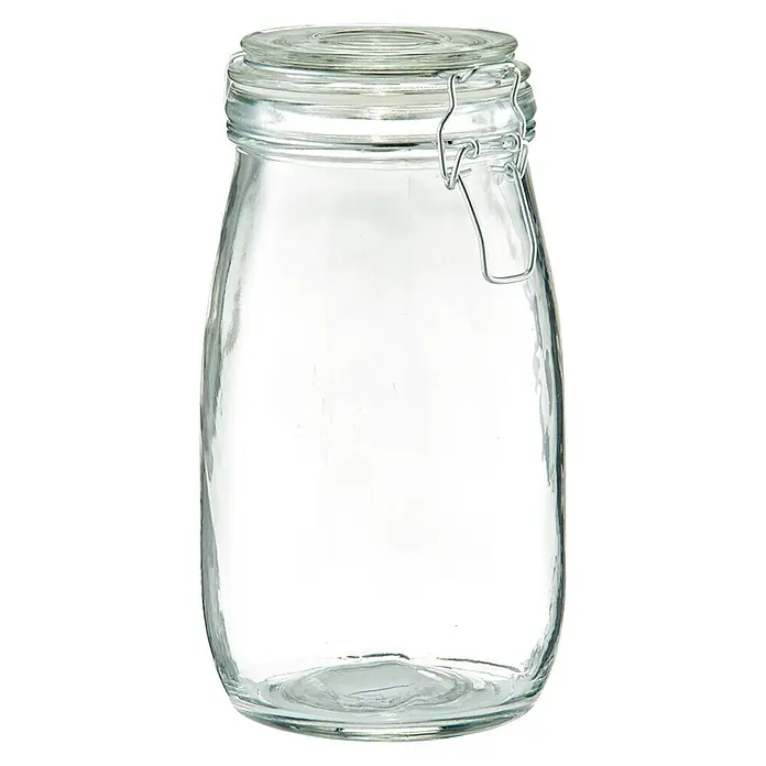 Zeller Present Bote de cocina 1450 ml - L x An x Al: 11 x 11 x 22 cm, Vidrio, Transparente