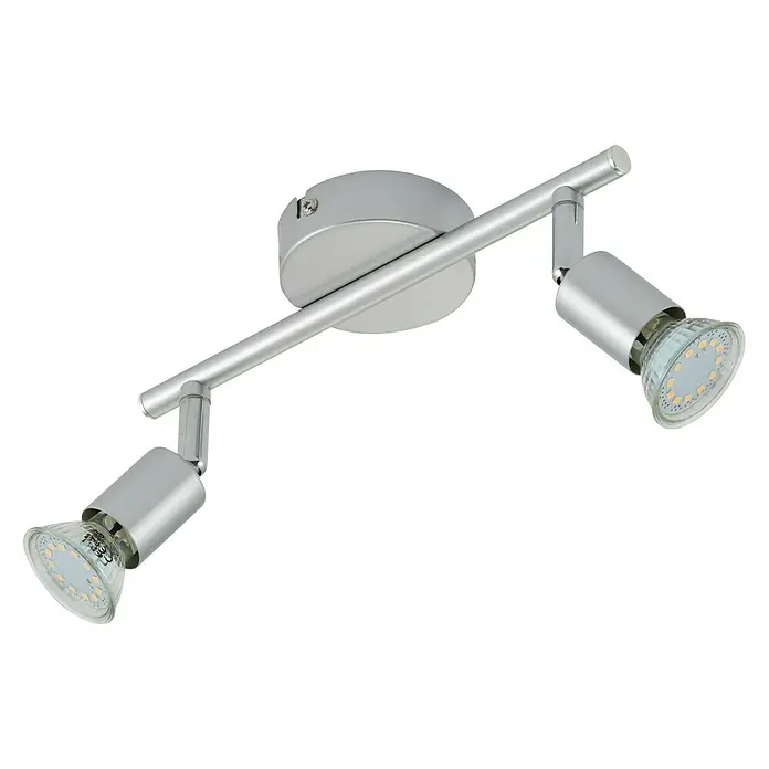 Briloner Regleta LED Picco - 6 W, L x An x Al: 8 x 25,5 x 9,5 cm, Plateado, Blanco cálido