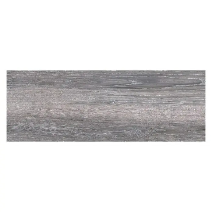 Pavimento cerámico Atelier - 23,5 x 66,2 cm, Gris, Estilo madera