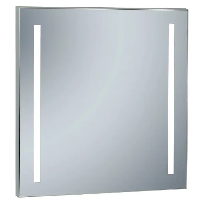 Camargue Espejo con luz LED Cadier - An x Al: 80 x 80 cm, Transformador
