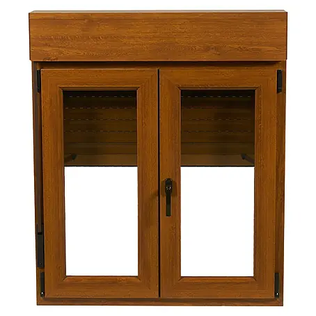 Solid Elements  Ventana de PVC 2 hojas practicable-oscilobatiente