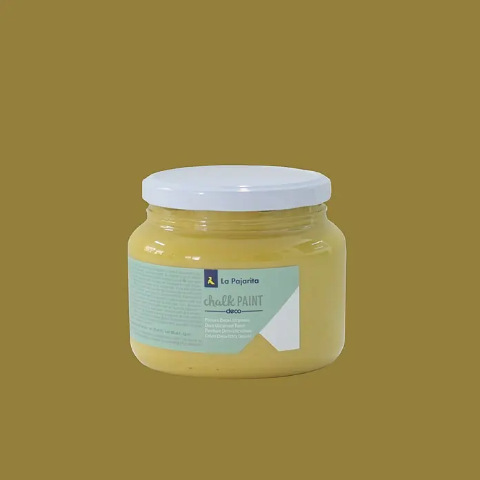 La Pajarita Pintura de tiza Chalk Paint - Dijon, 500 ml, Mate