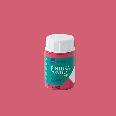 La Pajarita  Pintura tejidos Tela opaca fresa