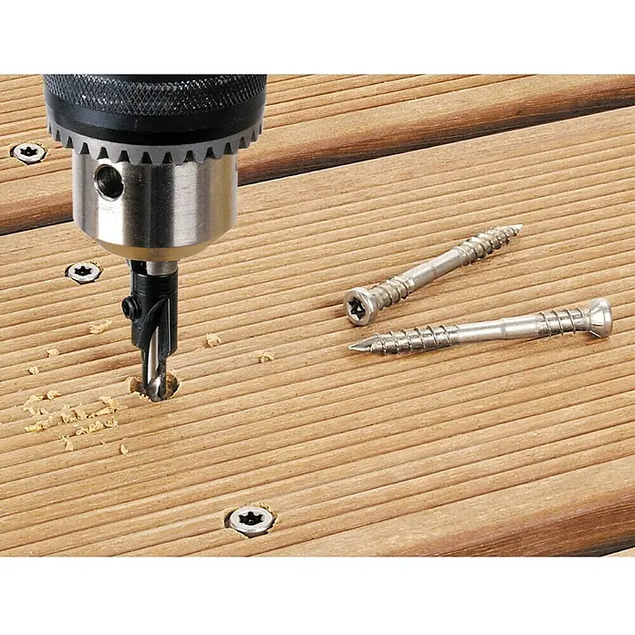 Wolfcraft Broca de percusión con avellanador 4,5 - 11 mm - Diámetro: 4,5 mm - 11 mm