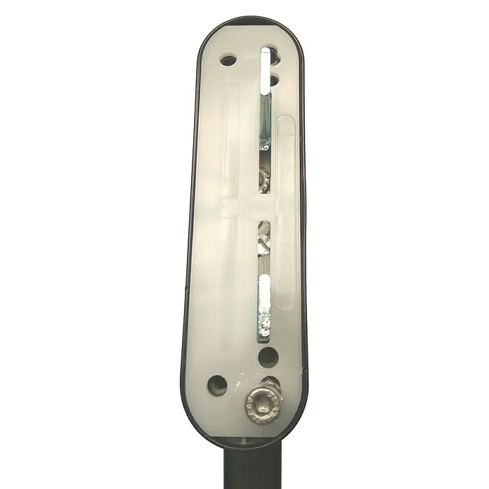 Manilla para ventana - Largo: 18 cm, Negro, Aluminio