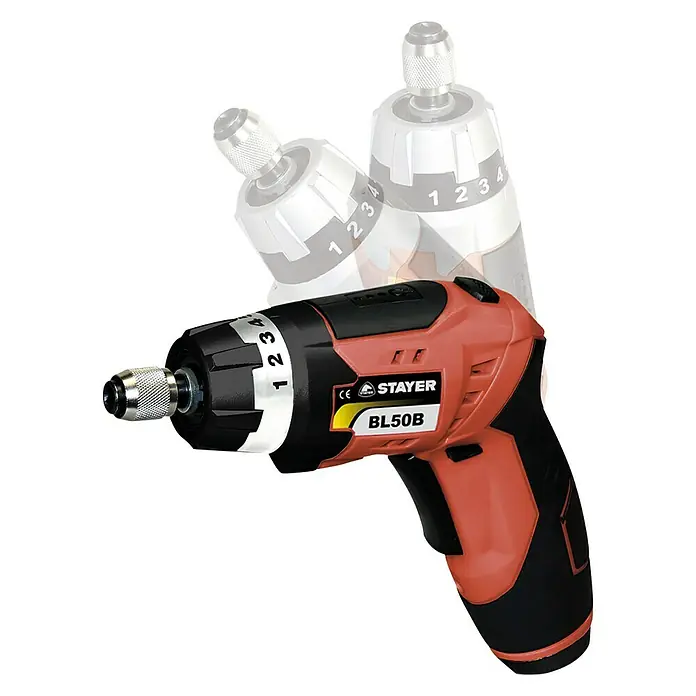 Stayer Atornillador de batería BL 50 BK - 3,6 V, 1,3 Ah, 1 batería, 0 r.p.m. - 200 r.p.m.