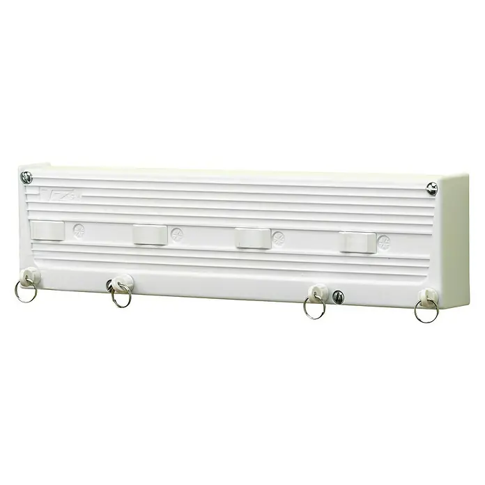 Tendedero de pared TZ S4 - Longitud cuerda de tender: 20 m, Blanco, Ancho: 37 cm